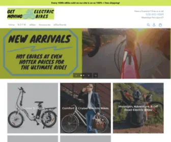 Getmovingelectricbikes.com(Get Moving Electric Bikes) Screenshot