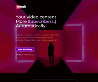 Getmunch.com(Munch) Screenshot