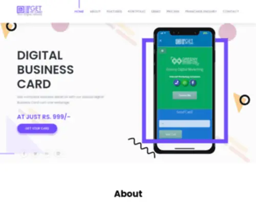 Getmycard.in(Digital Business Card) Screenshot