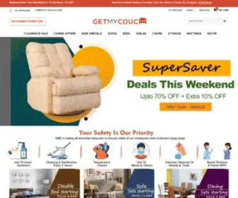 Getmycouch.com(Factory Surplus Furniture Store) Screenshot