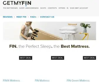 Getmyfin.com(FIN MATTRESS) Screenshot