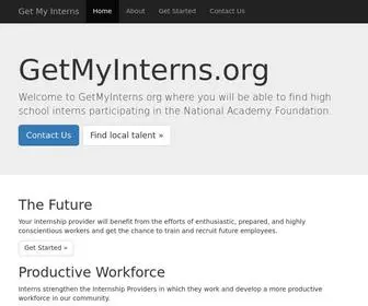 Getmyinterns.org(GetMyInterns) Screenshot