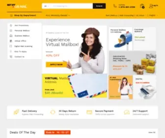 Getmyusmail.com(U.S Virtual Mailbox Rental Company) Screenshot