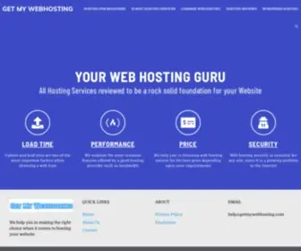 Getmywebhosting.com(Get My Webhosting) Screenshot