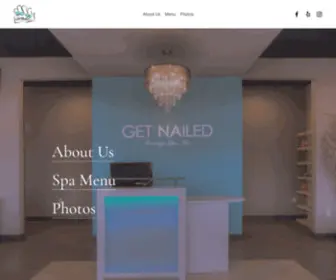 Getnailedbeautyspa.net(Get Nailed Beauty Spa) Screenshot