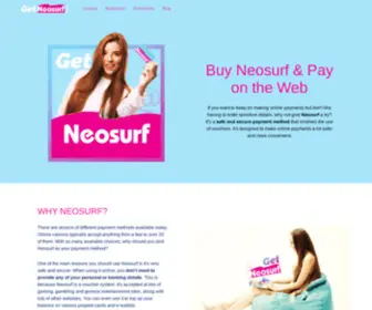 Getneosurf.com(Buy Neosurf) Screenshot