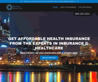 Getnewcoverage.com(Affordable Health Insurance Plans for 50) Screenshot