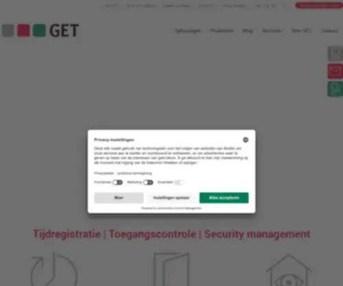 Get.nl(Van toegangscontrole en beveiliging tot tijdsregistratie en personeelsplanning) Screenshot