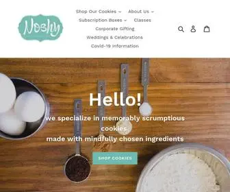 Getnoshy.com(Memorably scrumptious cookies) Screenshot