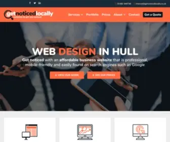 Getnoticedlocally.co.uk(Web Design Hull) Screenshot