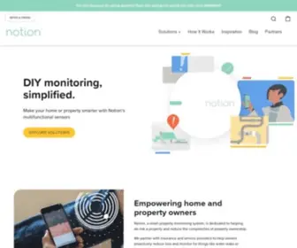 Getnotion.com(Smart Property Security Made Easy) Screenshot