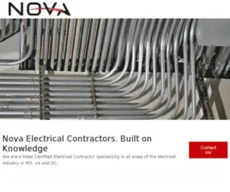 Getnova.com(Electrical Contractors Company Near me) Screenshot