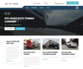 Getnyctowing.com(Cheap NYC Towing Services) Screenshot