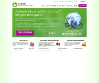 Getnzb.com(Nginx) Screenshot