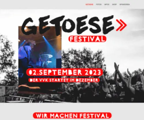 Getoese-IN-Moese.de(Getoese Festival) Screenshot