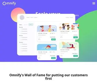 Getomnify.com(Automate your business and simplify your life with Omnify's all) Screenshot