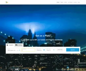 Getonaplane.com(Get On A Plane) Screenshot