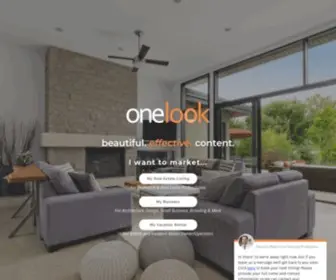Getonelook.com(Real Estate & Small Business Marketing) Screenshot