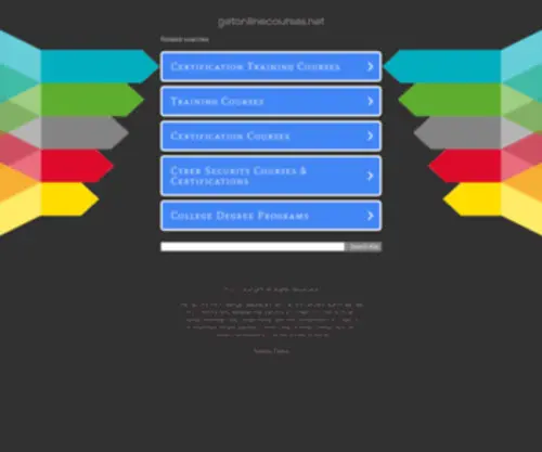 Getonlinecourses.net(Get Online Courses) Screenshot