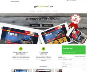 GetonlineStore.com.au(Professional eBay Design) Screenshot