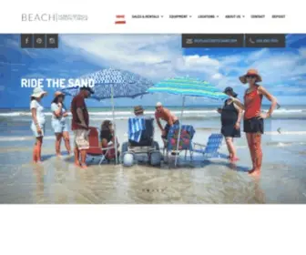 Getonthesand.com(Beach Mobility Rentals and Manufacturing) Screenshot