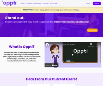 Getoppti.com(Oppti) Screenshot