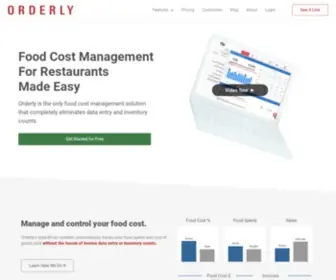 Getorderly.com(Restaurant Inventory and Food Cost Management) Screenshot