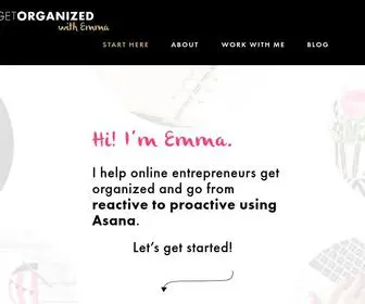 Getorganizedwithemma.com(Get Organized with Emma) Screenshot