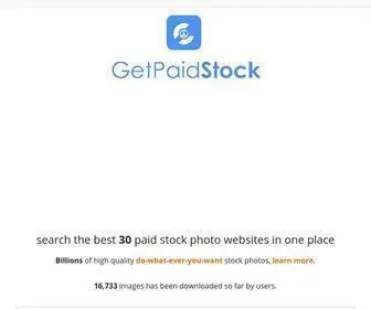 Getpaidstock.com(Free Paid Stock) Screenshot