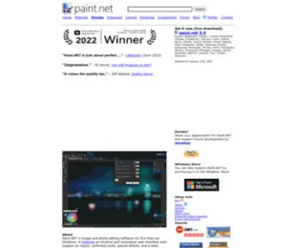 Getpaint.net(Free Software for Digital Photo Editing) Screenshot
