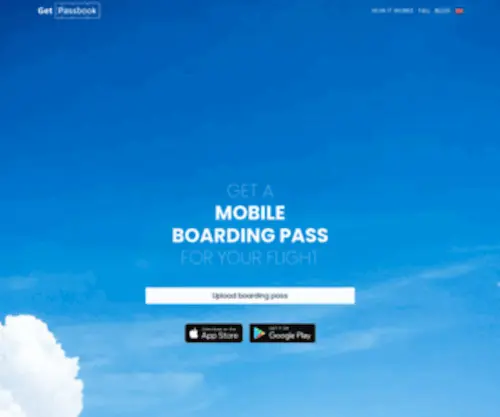 Getpassbook.com(Convert your PDF flight boarding passes into mobile passbooks for Apple Wallet & Google Pay) Screenshot