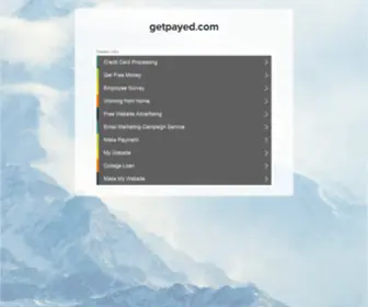 Getpayed.com(Getpayed) Screenshot