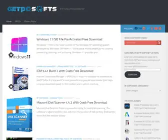 Getpcsofts.net(Get Full Pc Software's Free Download) Screenshot