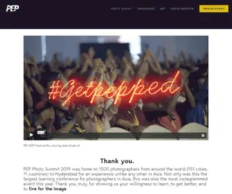 Getpepped.com(Art, Business and Craft for Photographers) Screenshot