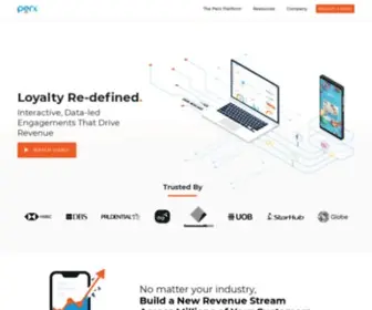 Getperx.com(Customer Engagement & Loyalty Platform For Enterprises) Screenshot