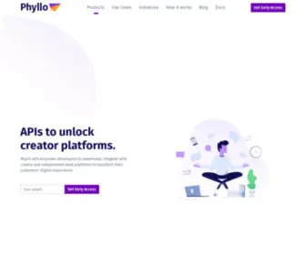 Getphyllo.com(Phyllo) Screenshot