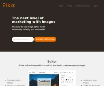 Getpikiz.com(The next level of marketing with images) Screenshot
