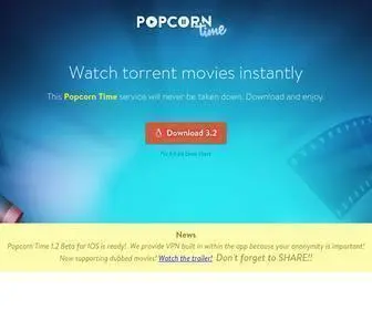 Getpopcorntime.is(Popcorn Time) Screenshot