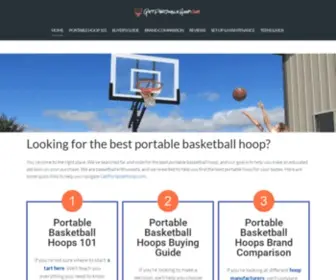 Getportablehoop.com(Getportablehoop) Screenshot