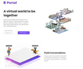 Getportal.space(A better way to stay connected) Screenshot