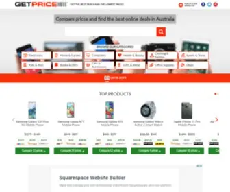 Getprice.com.au(Compare deals) Screenshot