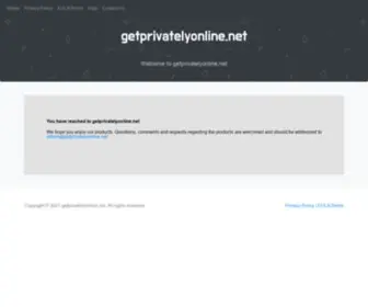 Getprivatelyonline.net(getprivatelyonline) Screenshot