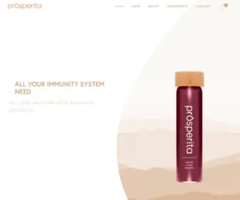 Getprosperita.com(You are one step away from enhancing your well) Screenshot