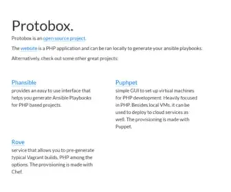 Getprotobox.com(Protobox) Screenshot