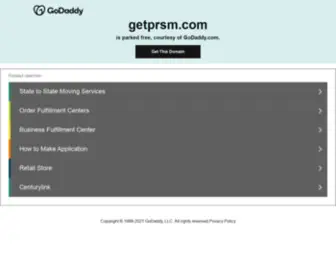 Getprsm.com(The Sharing Network) Screenshot