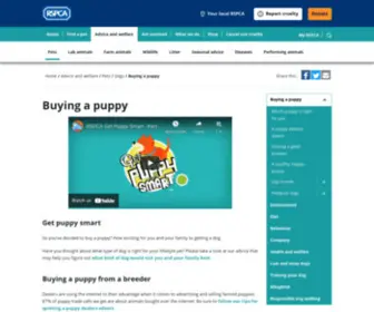 Getpuppysmart.com(What You Need To Know When Buying a Puppy) Screenshot