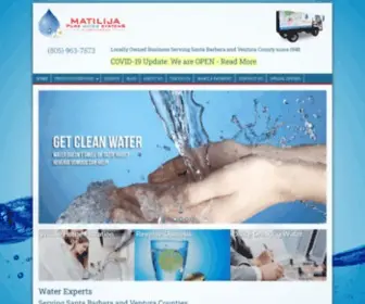 Getpurewater.com(Santa Barbara Water Softener) Screenshot