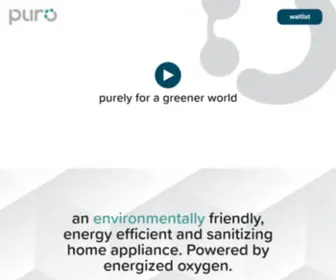 Getpuro.com(Purely for a Green World) Screenshot