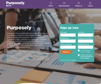 Getpurpose.ly(Purposely) Screenshot