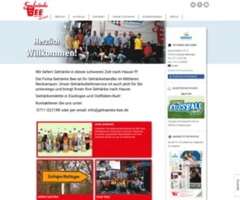 Getraenke-Bee.de(Dokument verschoben) Screenshot